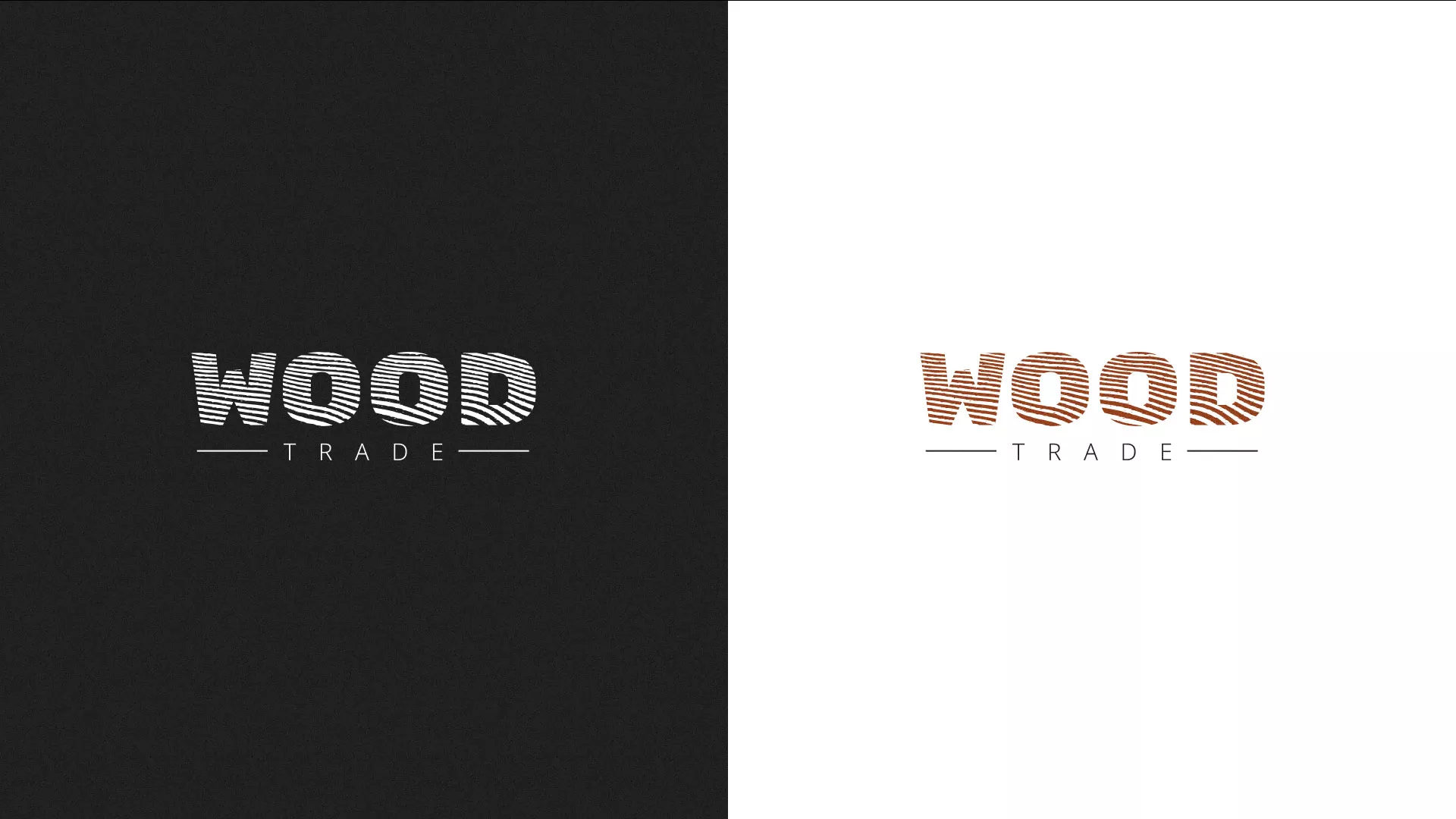 Разработка логотипа для компании «Wood Trade» в Кирове